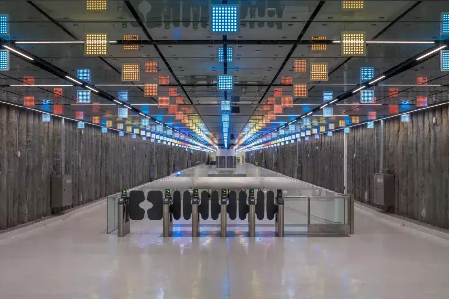 “Lucy in the Sky” by Erwin Redl, 2021, Central Subway: Union Square Market Station